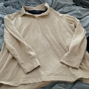 Men’s long sleeve ivory, chaps extra large cotton and spandex shirt